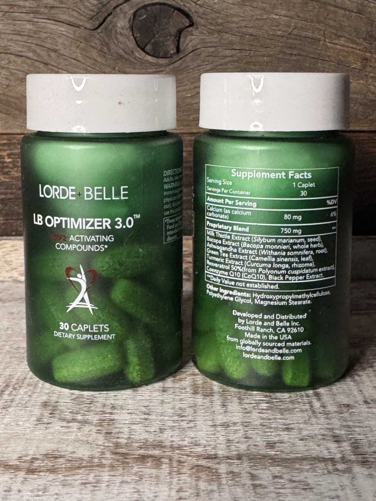 Lorde + Belle | 2 Pack | OPTIMIZER 3.0 NRF2 Activating Compounds = 60 Caps Total