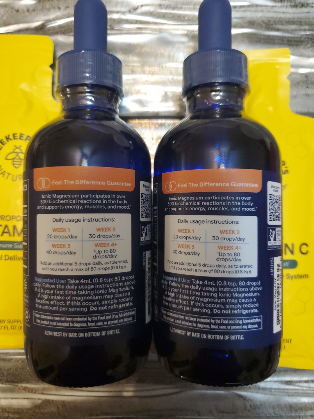 TRACE MINERALS Magnesium & BEEKEEPERS Immune Support + 2 Vitamin C Liposomals!