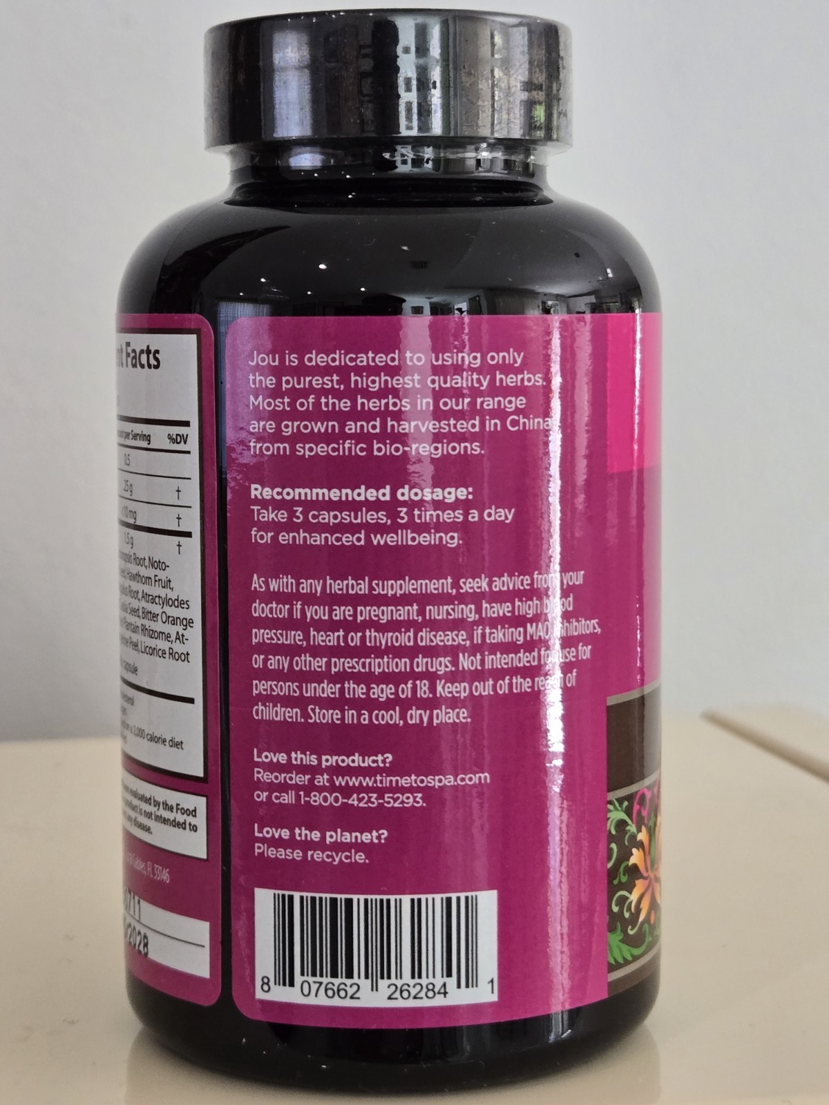 Jou Why Weight Herbal Supplements 270 Capsules Seal Exptn 10/2028 100% AUTHENTIC