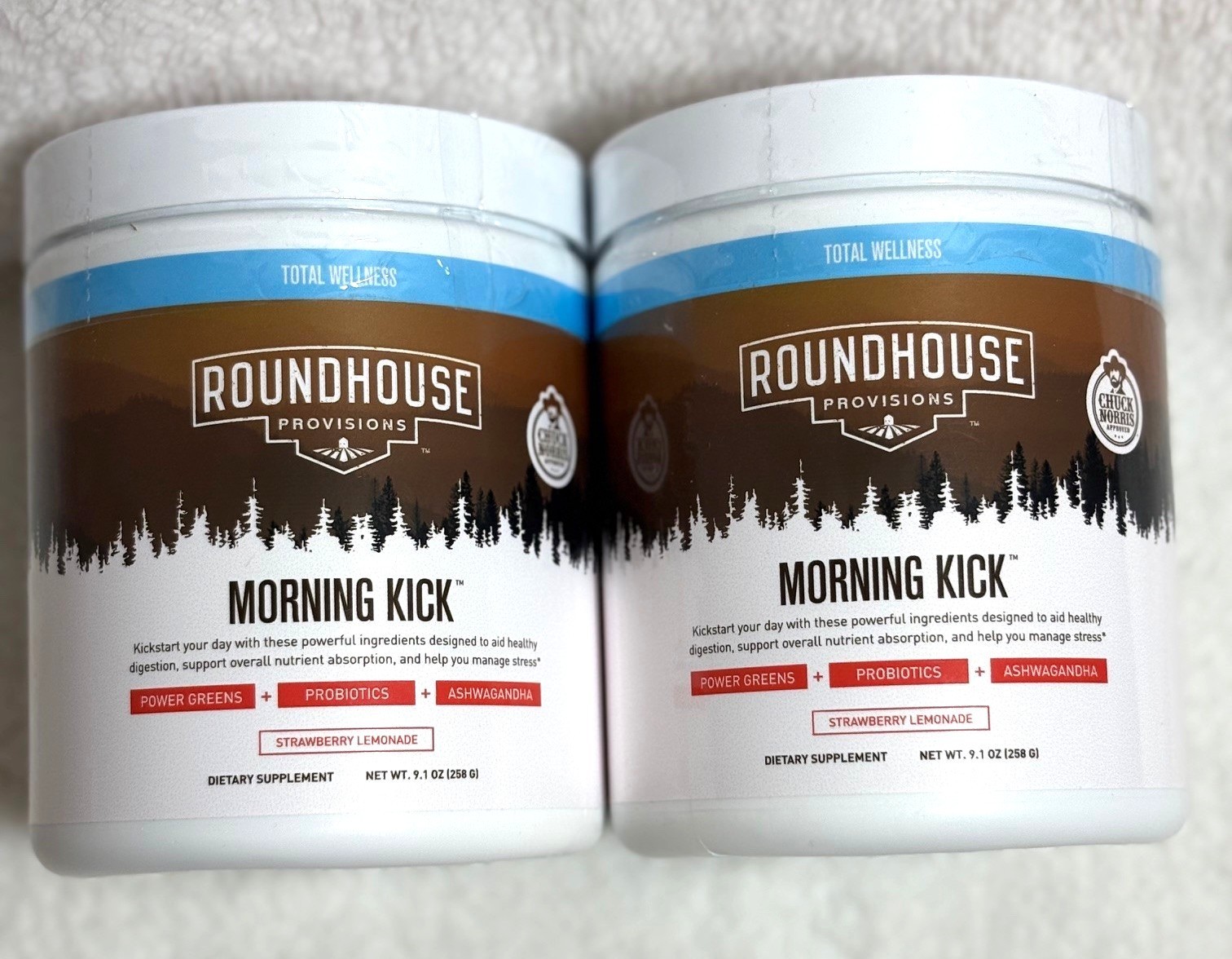 Roundhouse Provisions Morning Kick Superfood Strawberry Lemonade (Two Pack)