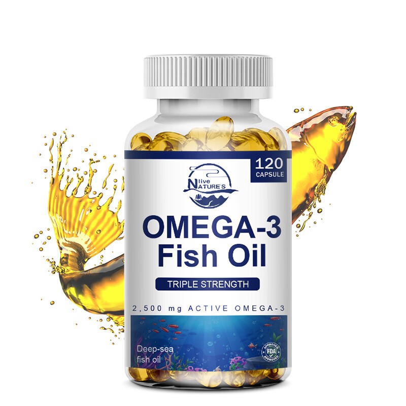 3x Strength EPA & DHA Omega 3 Fish Oil 3600mg,Highest Potency,1-4 Packs Caps