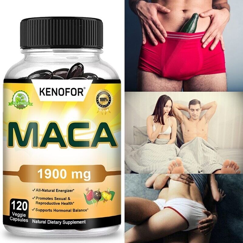 Organic Maca Root Black Red Yellow 30 To 120 Capsules Maca Ultimate Extract