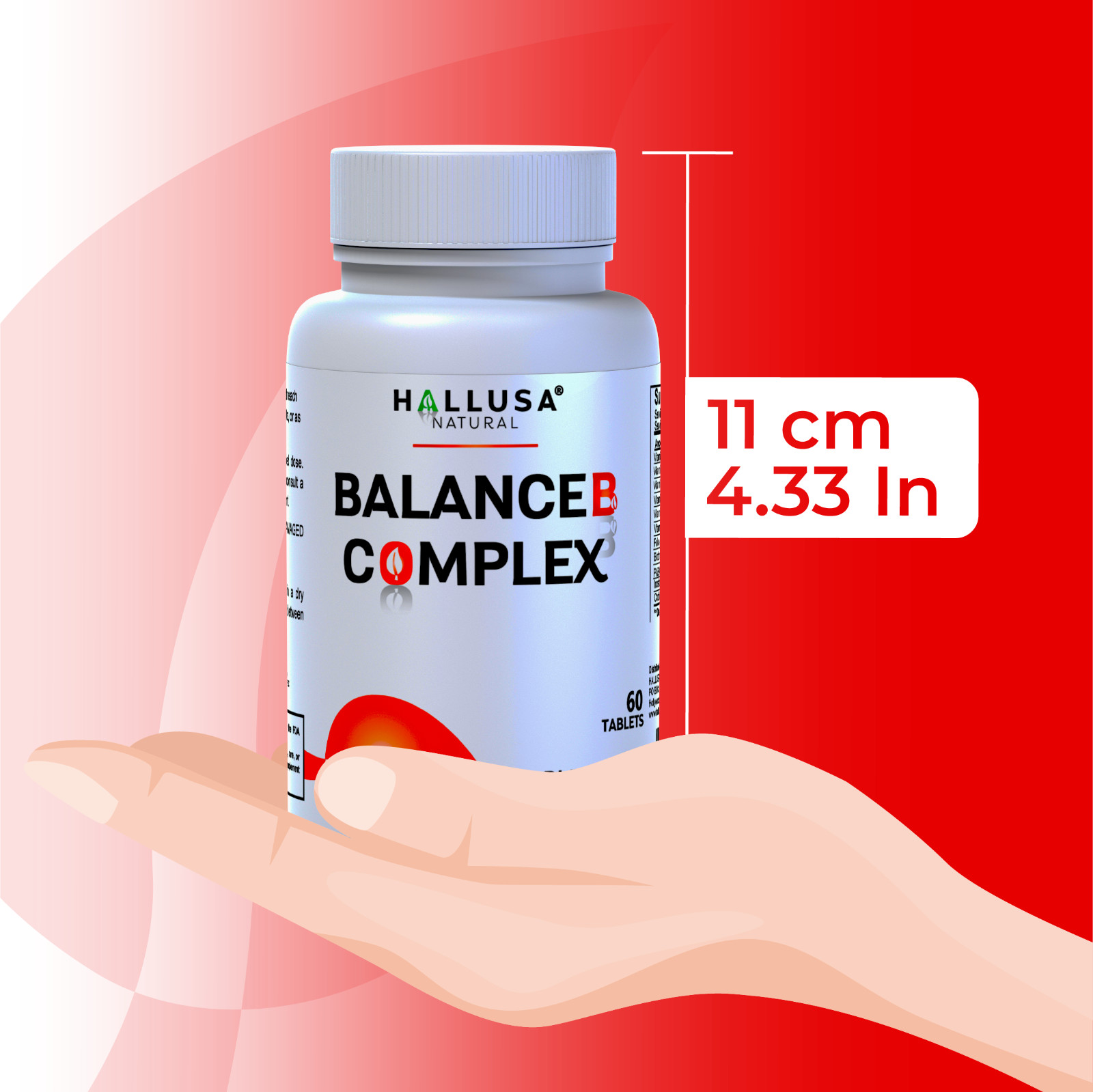 COMPLEX B B1, B2, B3, B5, B6, B8 & B12 – Energy, Nervous & Heart Health – 60 Tab