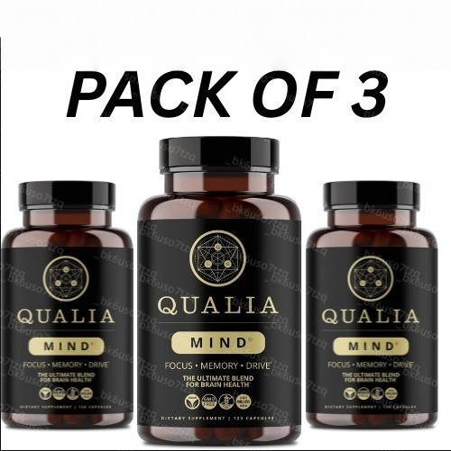 (3 Pack) Qualia Mind Brain 2.0 Supplement Nootropics – 120 Capsules – New