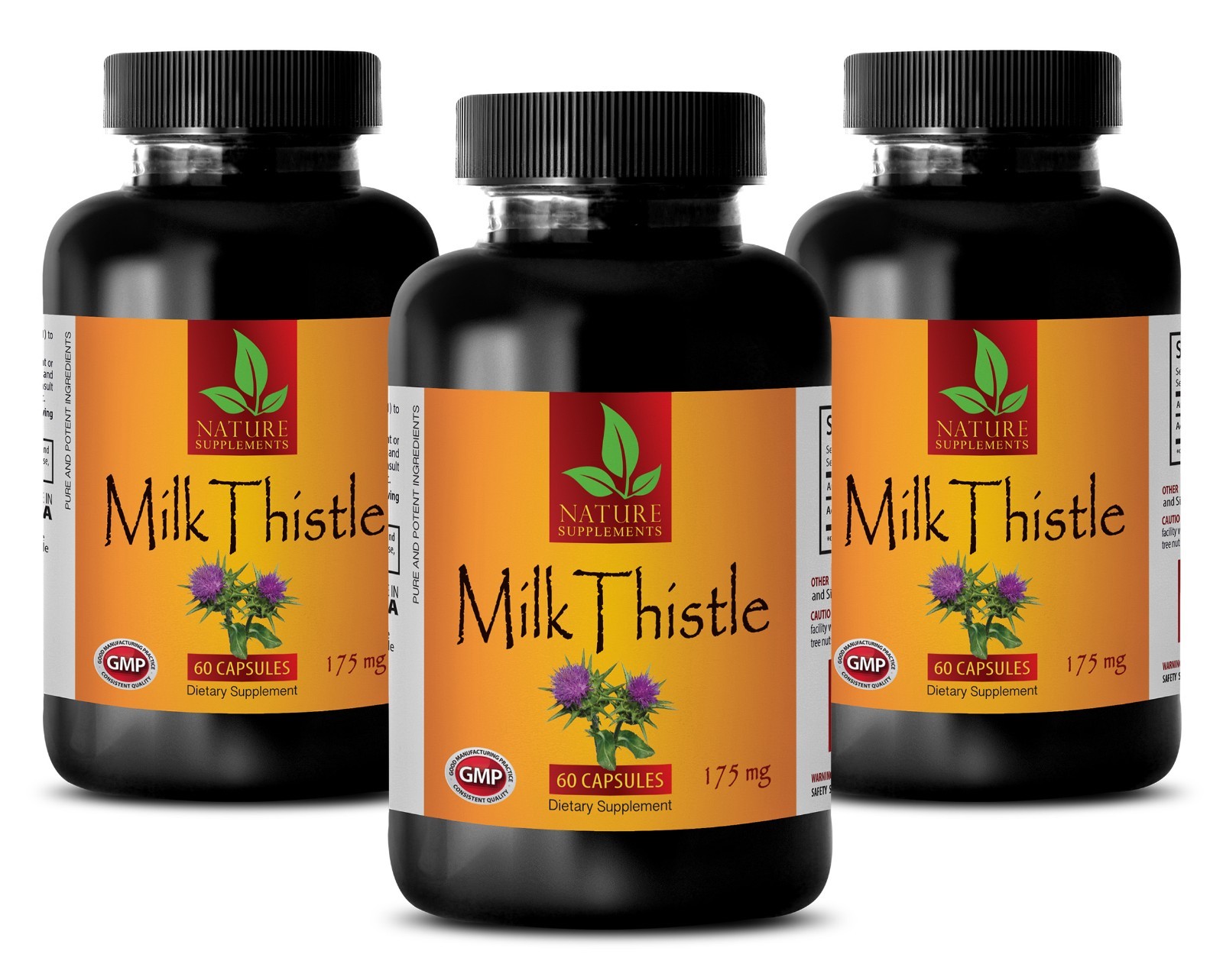 anti-aging power – MILK THISTLE 175MG – turmeric curcumin – 3B (180 Capsules)