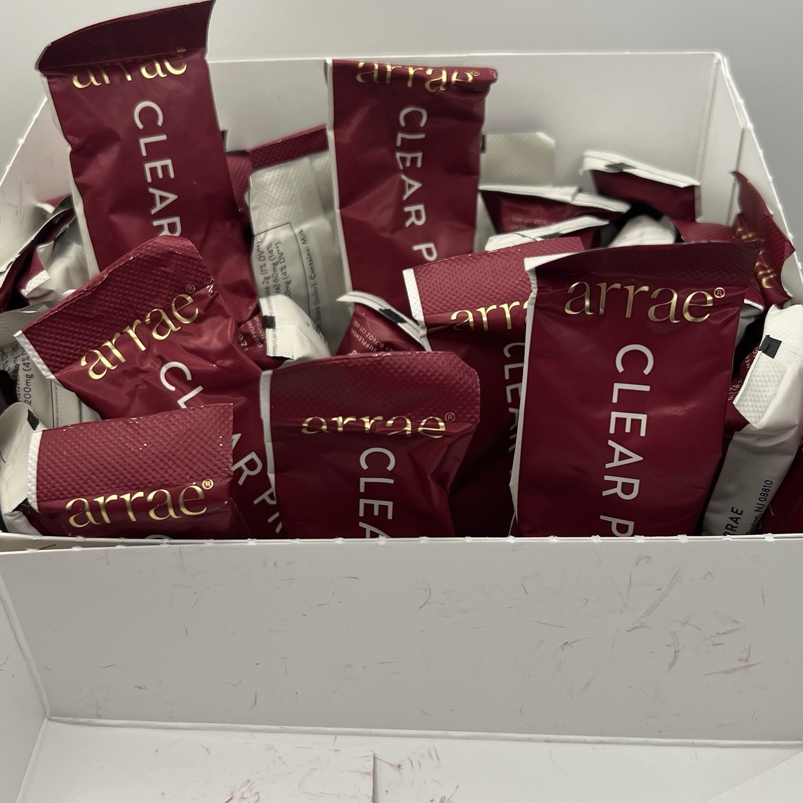 arrae Clear Protein+ Raspberry Yuzu Grass-Fed Sugar-Free 30 Stick Packs