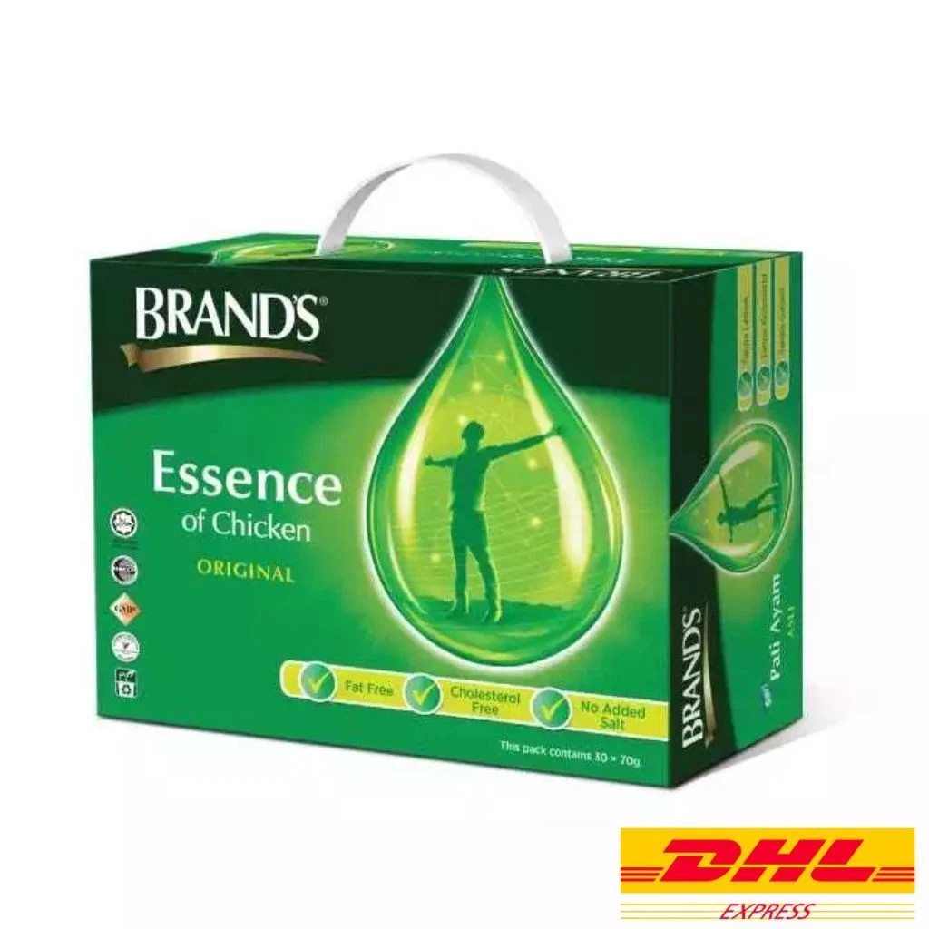 BRAND’S Essence of Chicken Original 70g x 30 Bottles – Energize + Focus – DHL