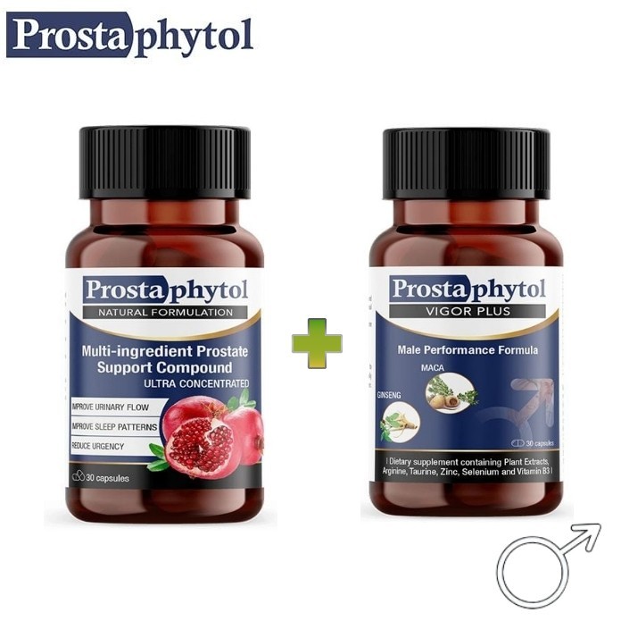 1x Prostaphytol + 1x Vigor Plus – Prostate Support, Saw Palmetto, Men’s Vitality