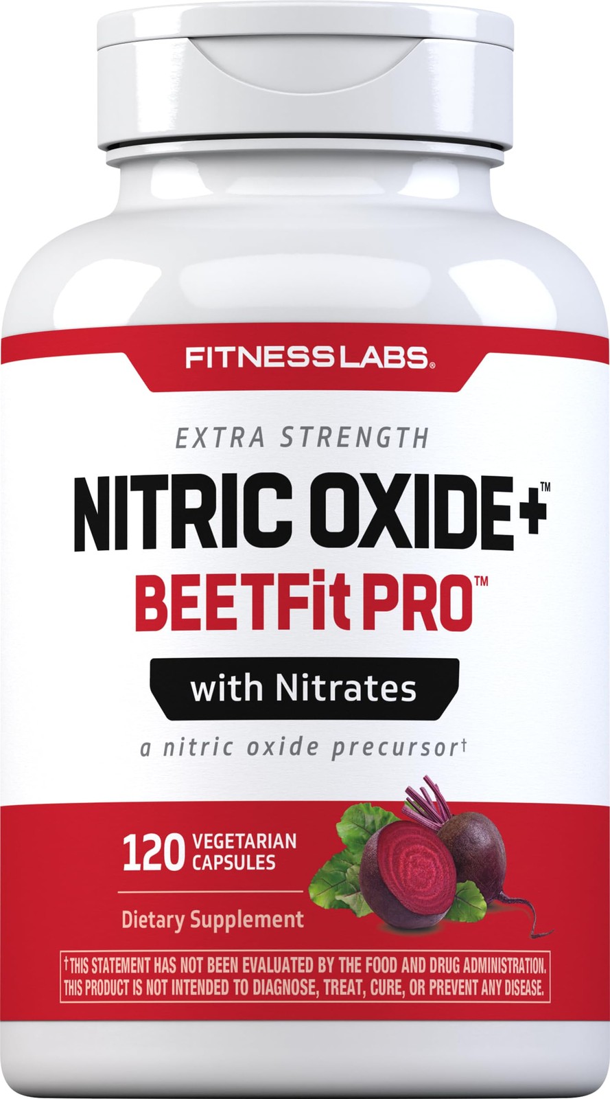 Nitric Oxide Beet Root Capsules | with Nitrates | 120 Count | Nitric Oxide Pr…