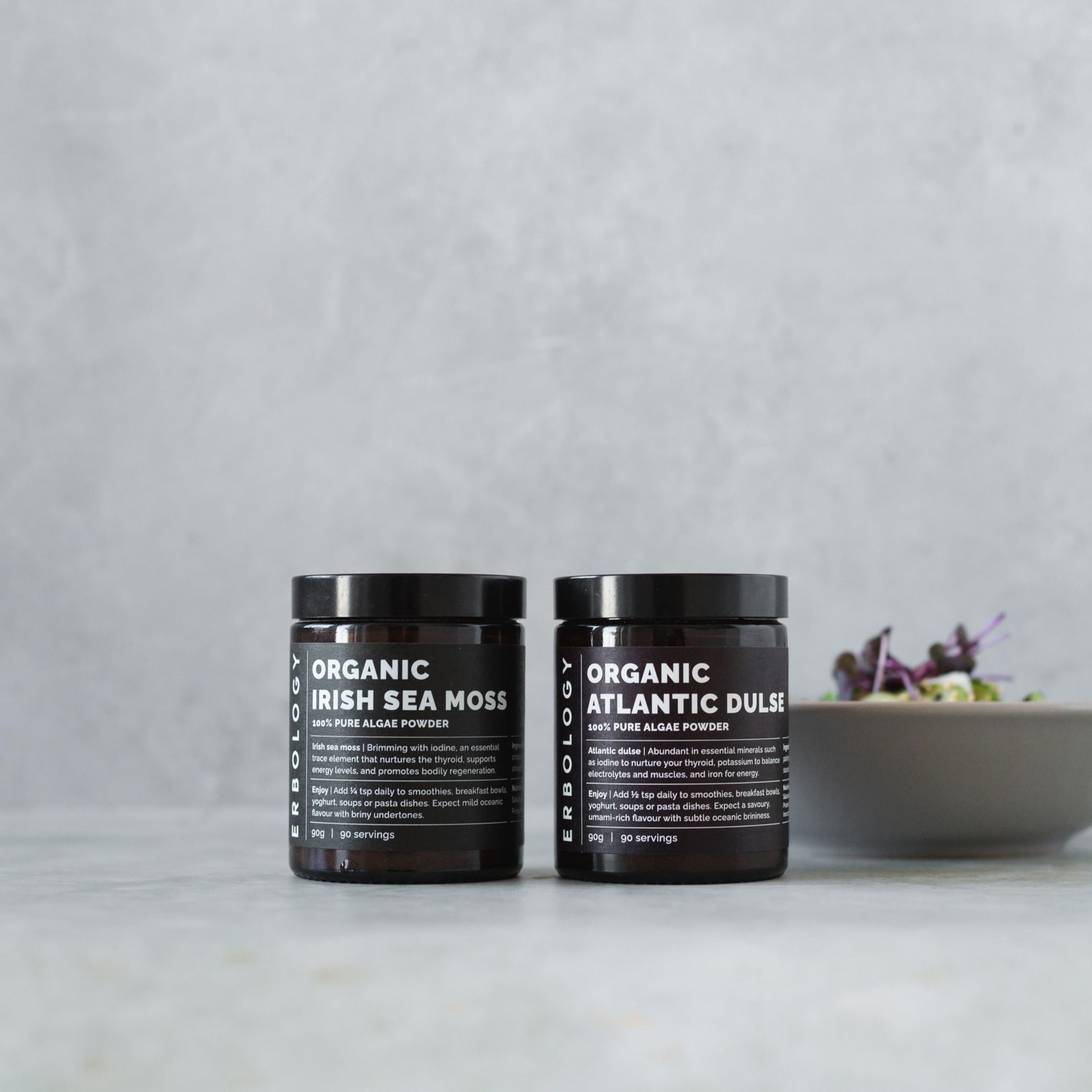 Organic Atlantic Dulse Powder 3.2 oz – 90 Servings – Sustainably Sourced in I…