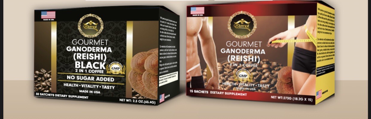 Coffee With Reishi Ganoderma 2 In 1 Coffee By Eternal Spirit.