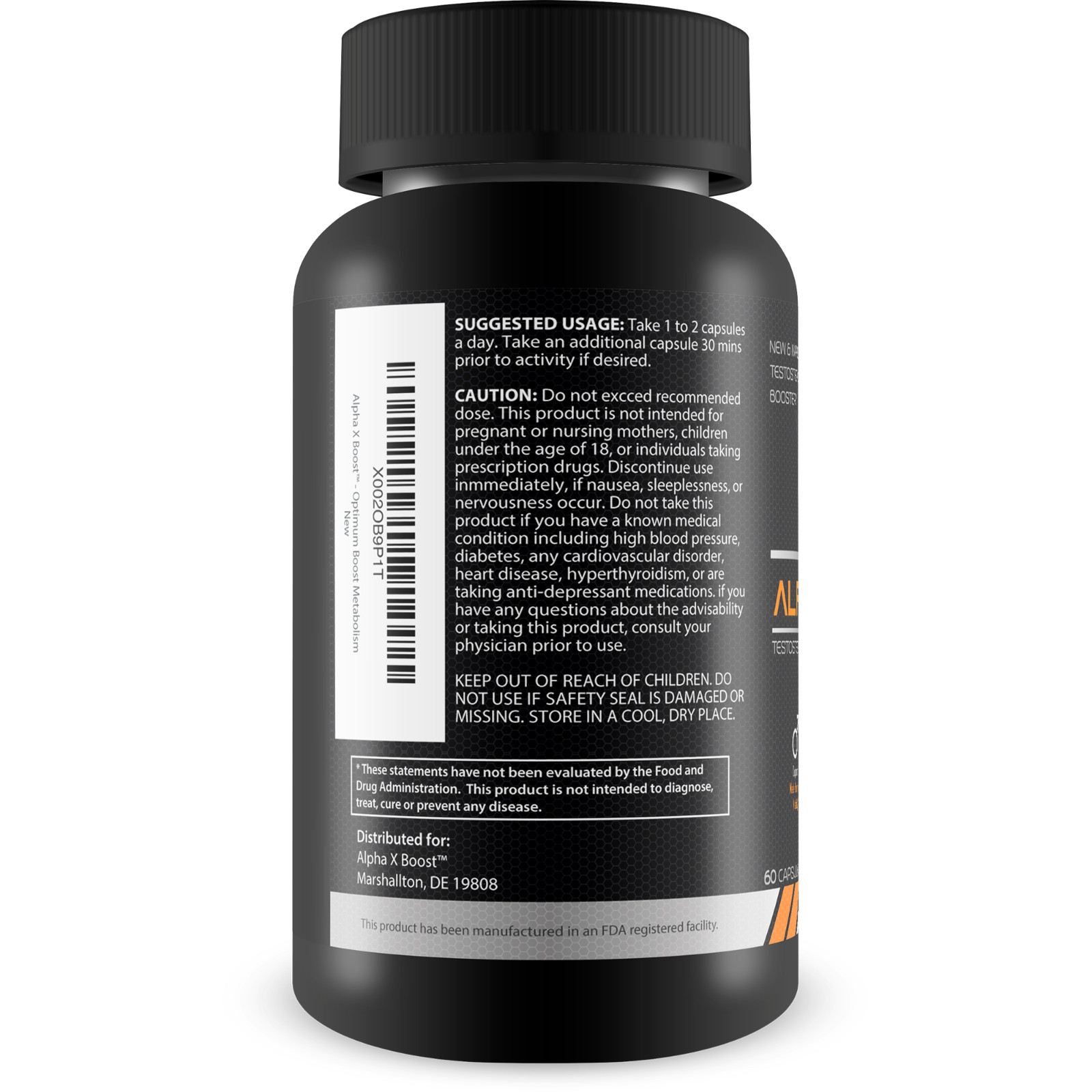 Alpha X Boost – Optimum Performance Technology – Natural Testosterone Booster
