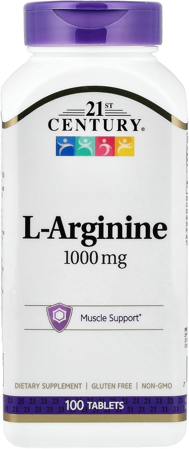Maximum Strength L-Arginine 1000mg for Muscle Growth & Immune Support