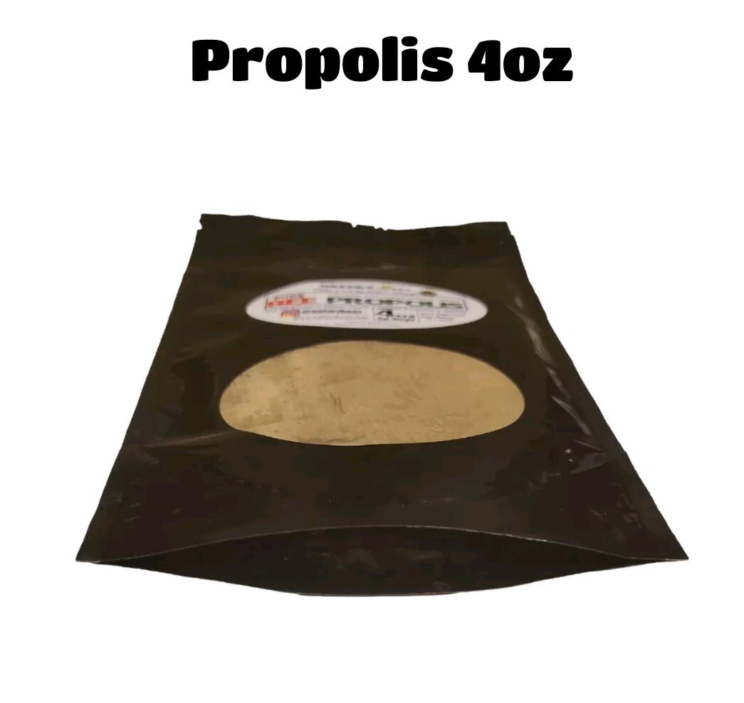 BEE PROPOLIS 4oz 100% PURE RAW POWDER AntiViral AntiBacterial 96 Servings