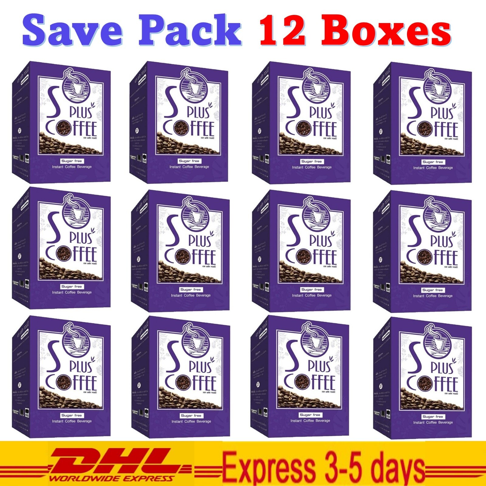 12x Bota-P S Plus Coffee Diet Weight Loss Burning Slim Figure Sachet Wholesale