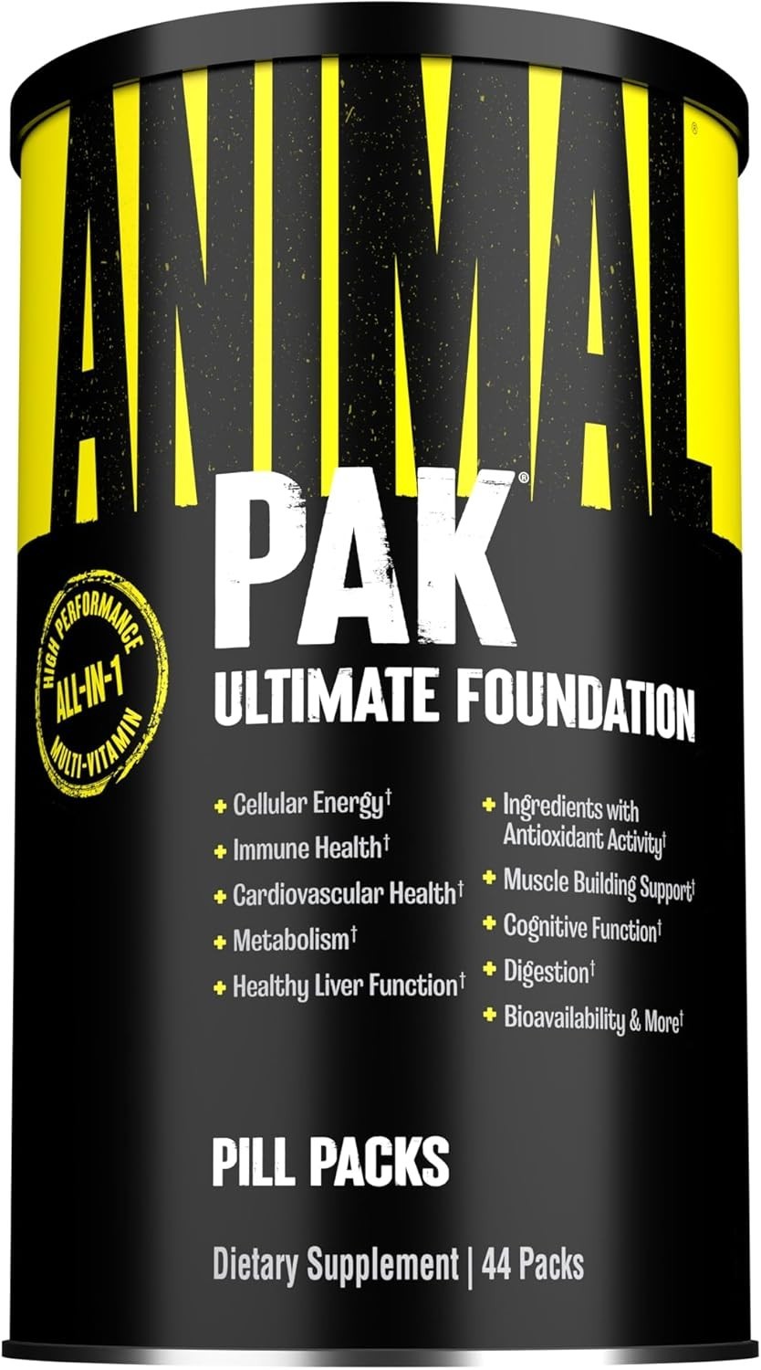 Animal Pak – Convenient Multivitamin for Men & Women Daily All-in-One Vitamin &