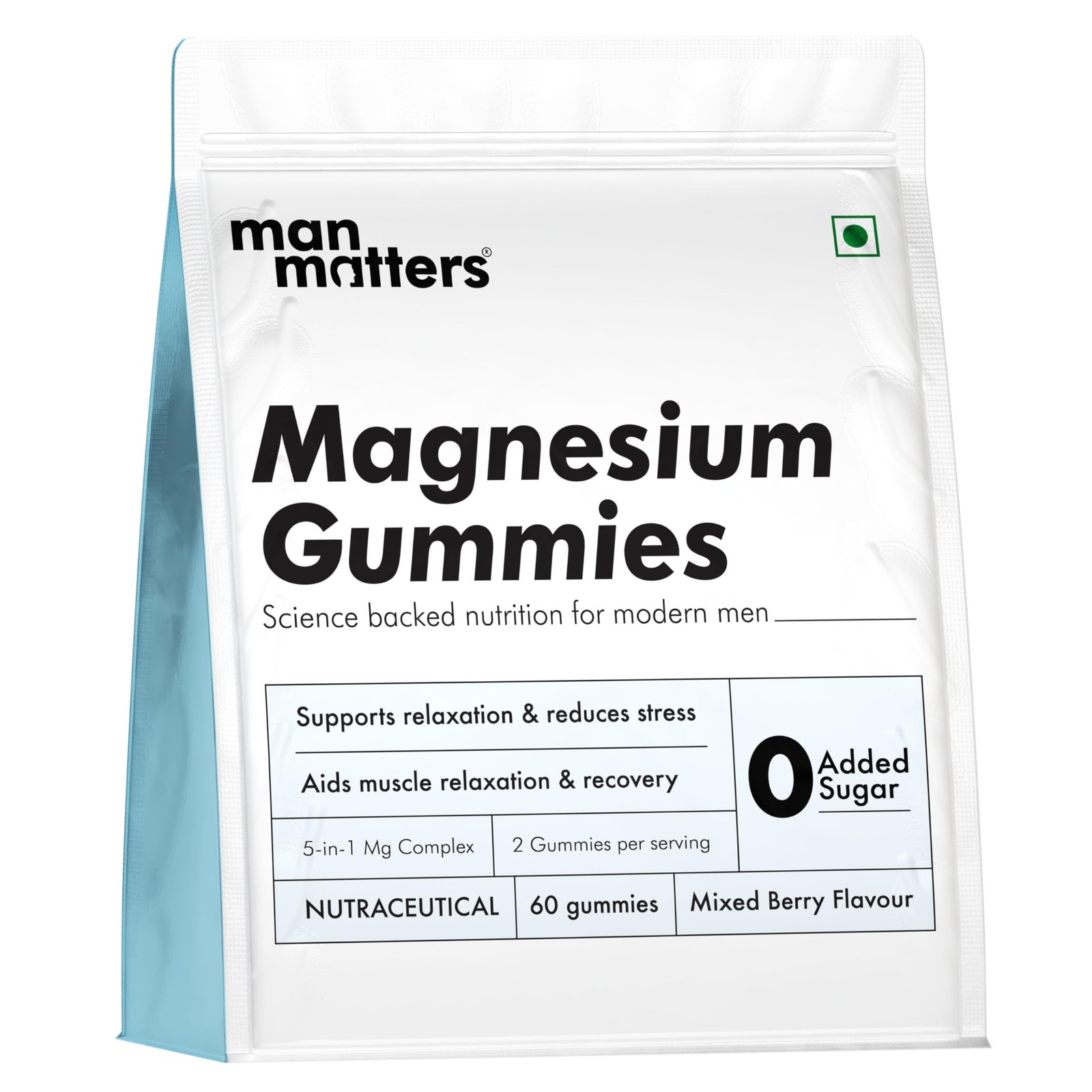 Man Matters Zinc Magnesium Gummies 30 Days | Sleep & Stress Support