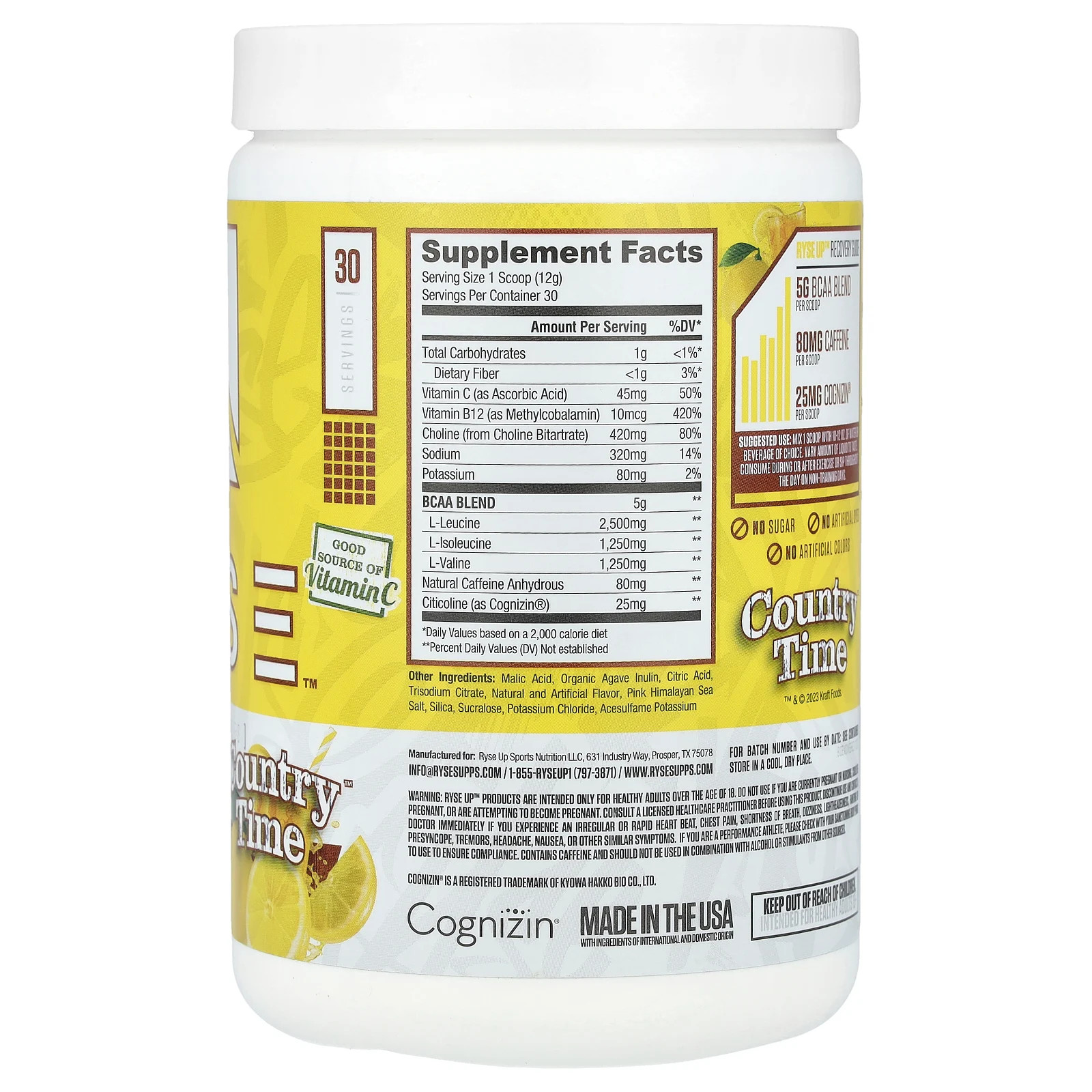 Element Series, BCAA Focus, Country Time®, Lemonade, 12.7 oz (360 g)