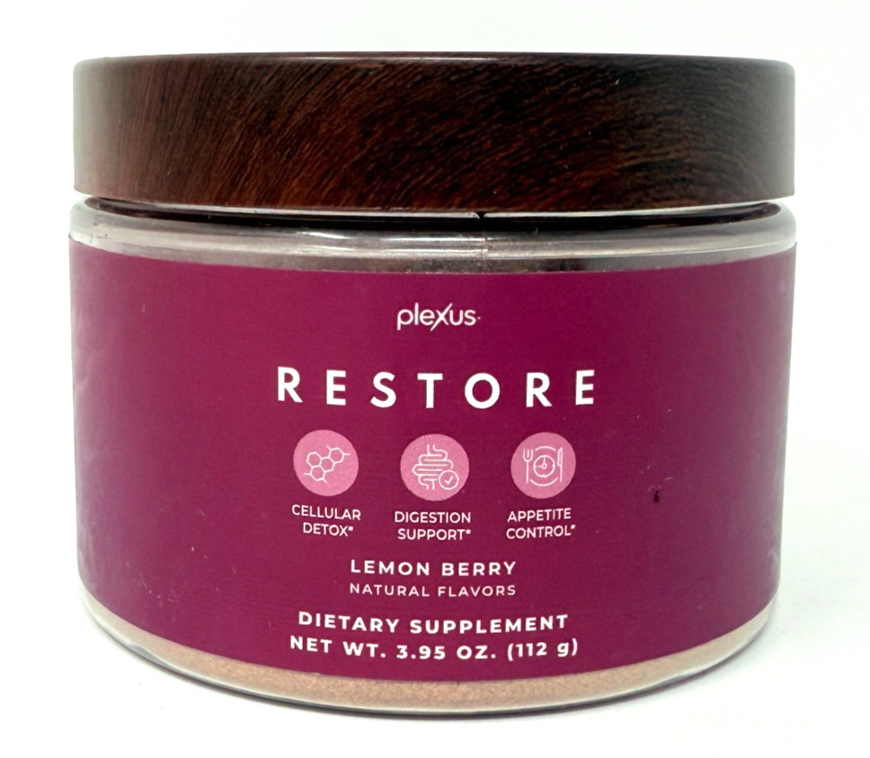 Plexus RESTORE Cellular Detox Digestion Support Appetite Control 3.9 LEMON BERRY