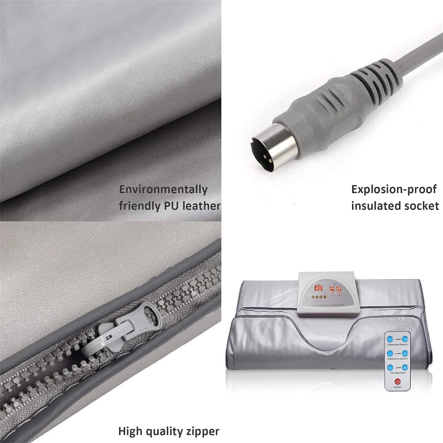 Sauna Blanket with Sleeves Fast Sweating Body Shape Fitness