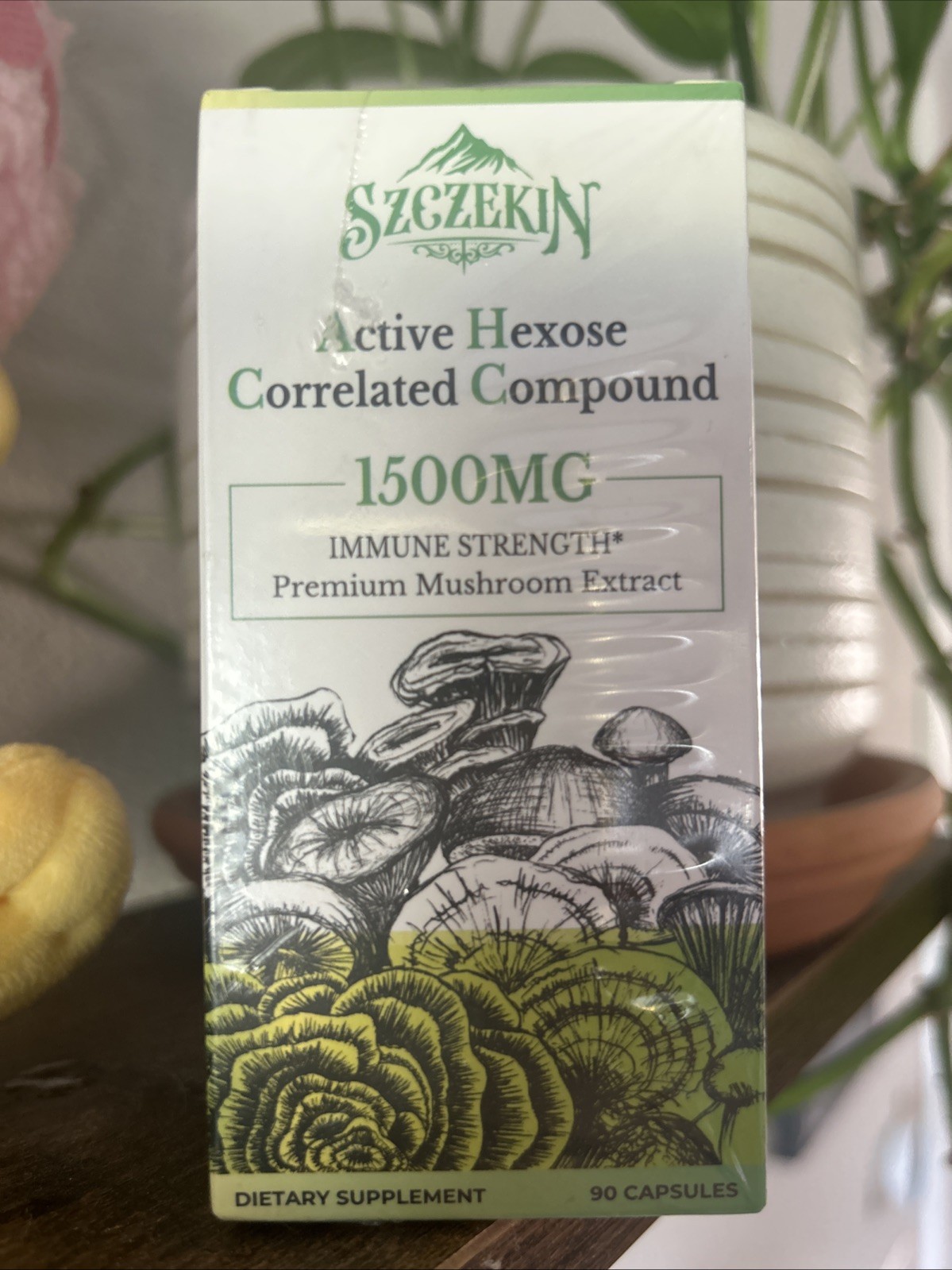 AHCC 1500mg Mushroom Extract 90 Veg Capsules Immune Support Supplement