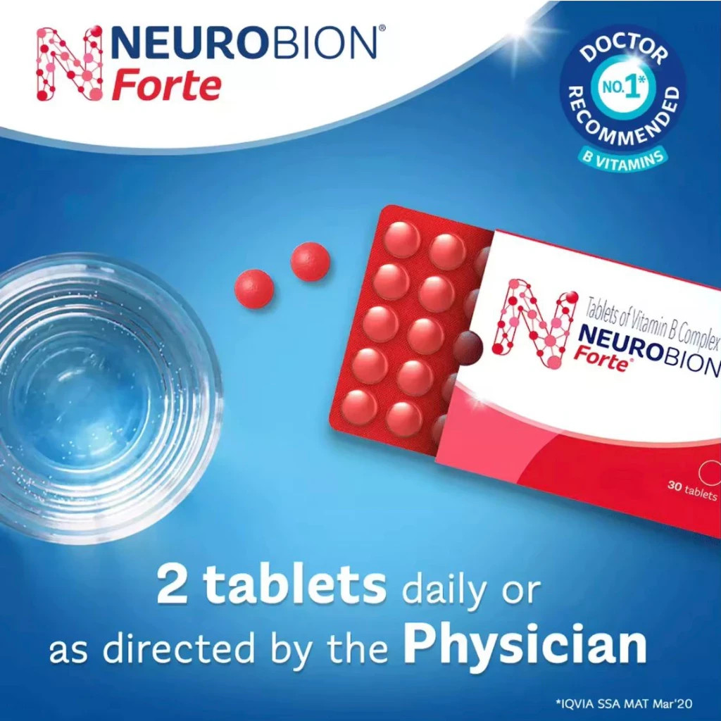 Neurobion Forte Vitamin B complex – 30 tablets ( X 2 )