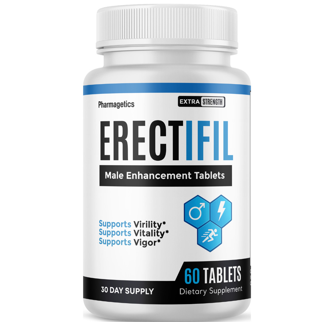 Erectifil Male Enhancement Supplement, Official Vitality Support 60 Tablets