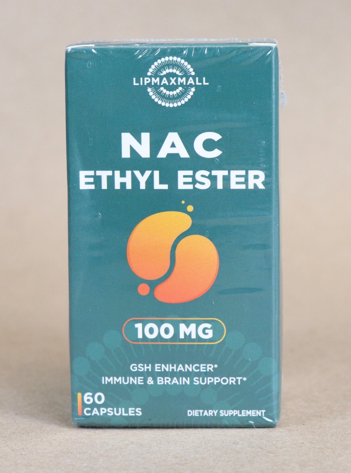 Lipmaxmall N-Acetyl Cysteine Ethyl Ester 100mg-More 60 Count Exp. 1/27
