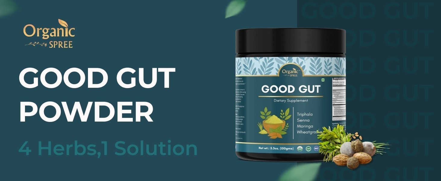 Good Gut Powder – 150 g (5.3oz) | USDA Organic Certified | Ayurvedic Blend of…