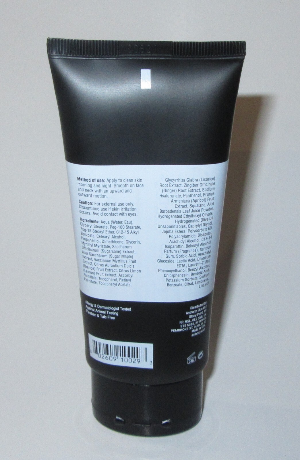 Anthony All Purpose Facial Moisturizer, 3 Fl Oz, Contains Natural AHA’s – Sealed