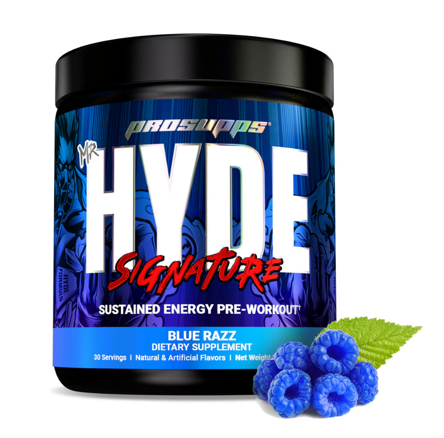 Mr. Hyde, Signature Sustained Energy Pre-Workout, Blue Razz, 7.6 oz (216 g)