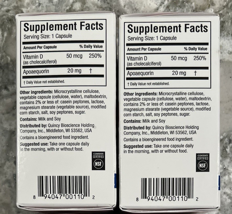 Prevagen Extra Strength 20mg 30 Capsules Lot Of 2 NEW – FREE SHIPPING