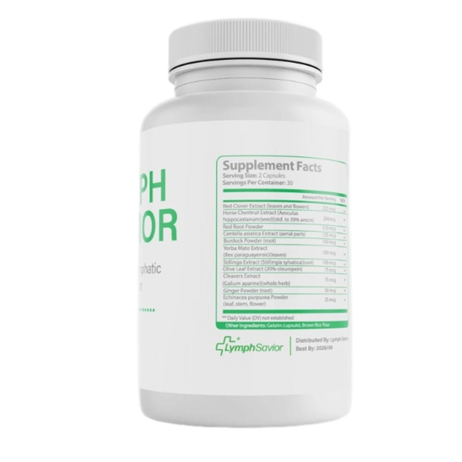 3X Lymph Savior Advanced Lymphatic Health promote Dietary Supplement 60 Capsules