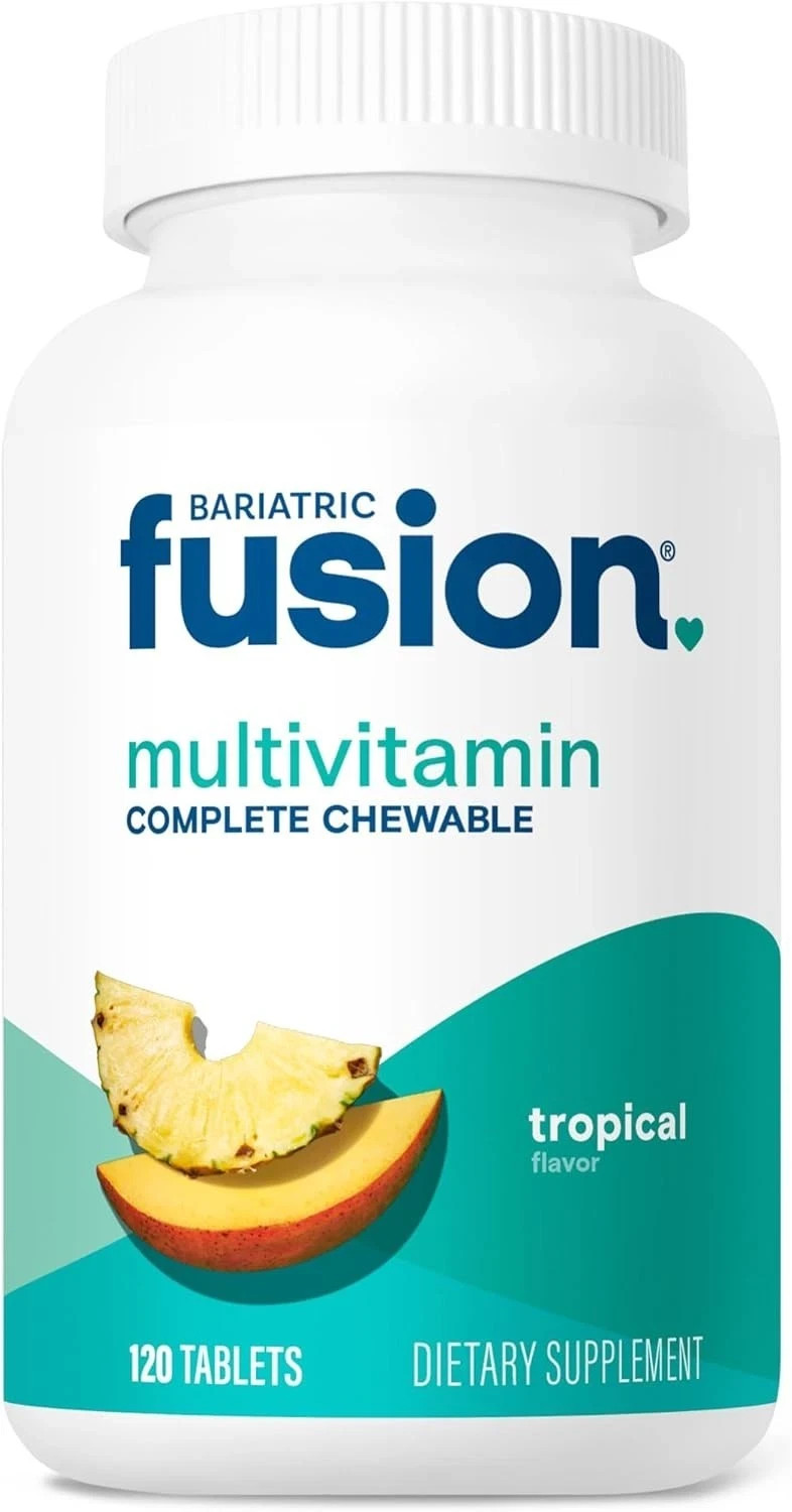 Bariatric Fusion Multivitamin Chewable Tropical 120ct Gluten Dairy Nut Free