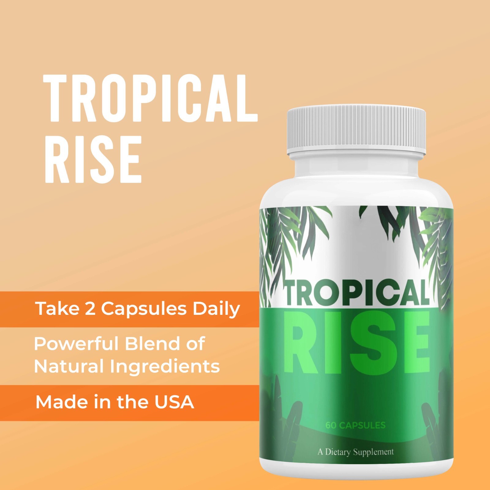 (5 Pack) Tropical Rise Performance Pills, TropicalRise Advanced Capsules