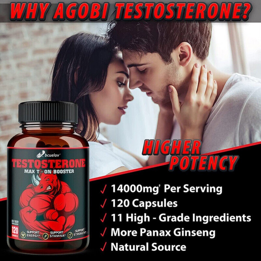 Bcuelov Anabolic Booster & Muscle Builder, 120 Capsules