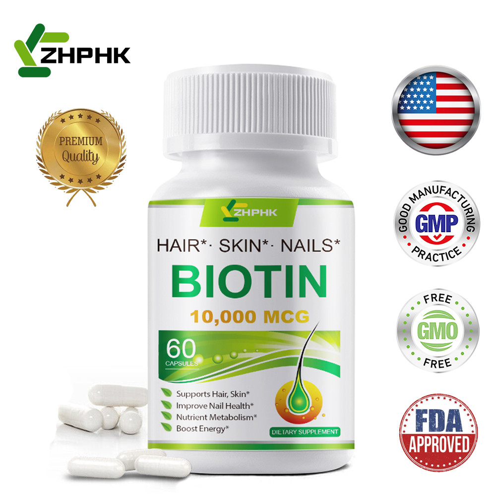 10000Mcg Biotin Collagen Capsules – Maximum Potency for Hair, Skin, Nails