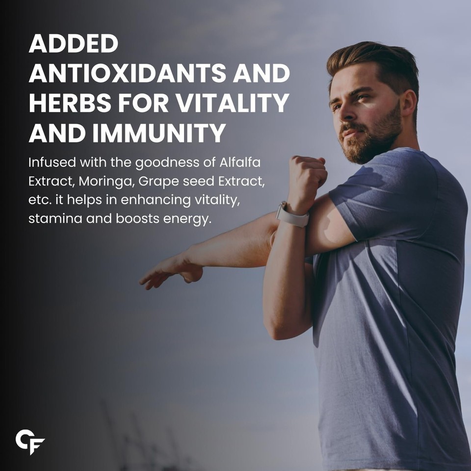 Carbamide Forte Multivitamin for Men for Immunity & Energy – 120 Veg Tabs