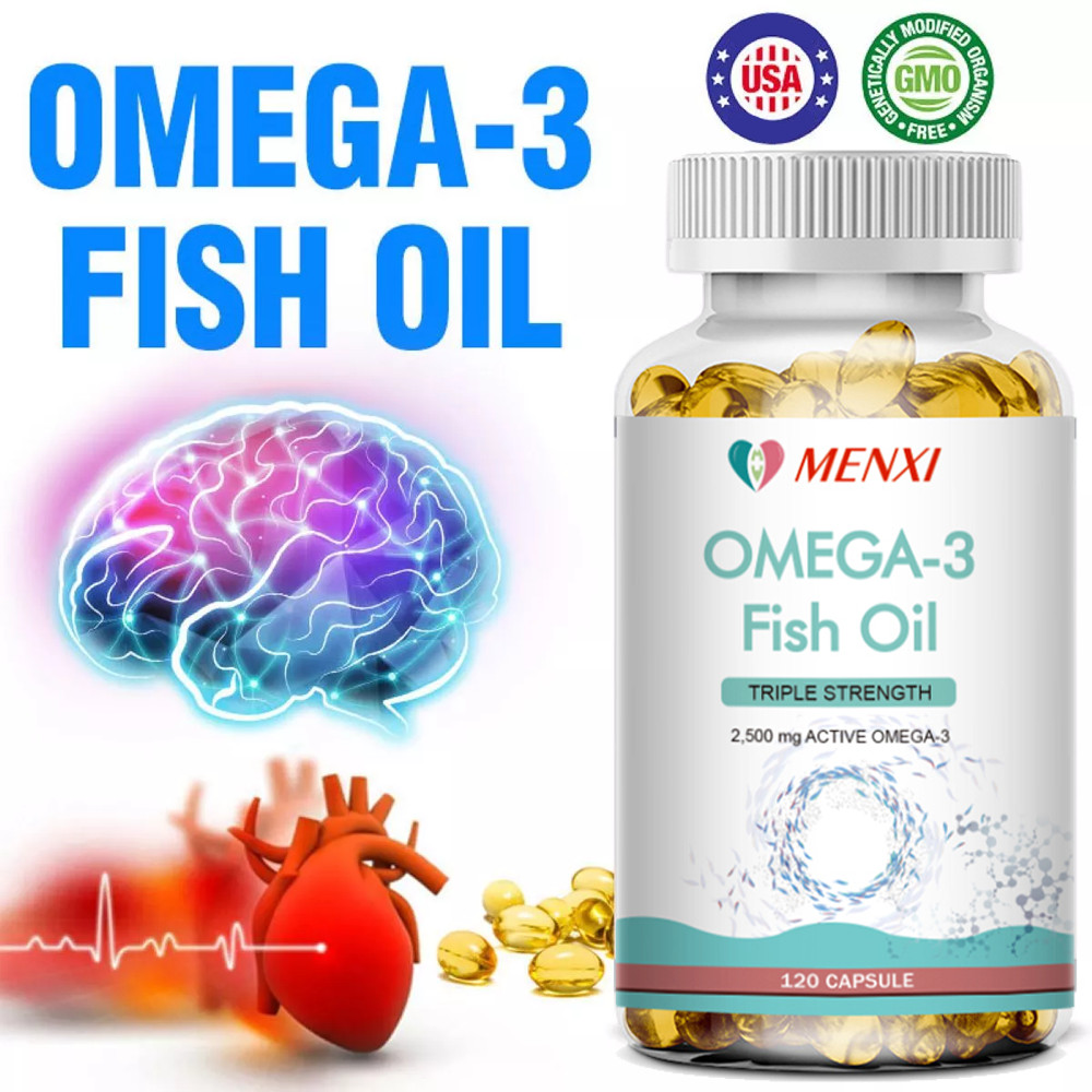 Fish Oil 3600 mg with Omega 3 EPA & DHA – Triple Strength Omega 3 Supplement