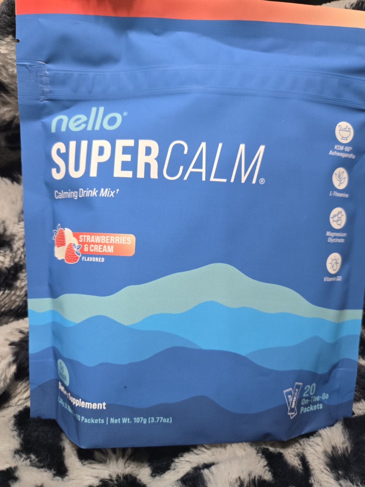 Nello SuperCalm Strawberries & Cream 20 Packets Drink