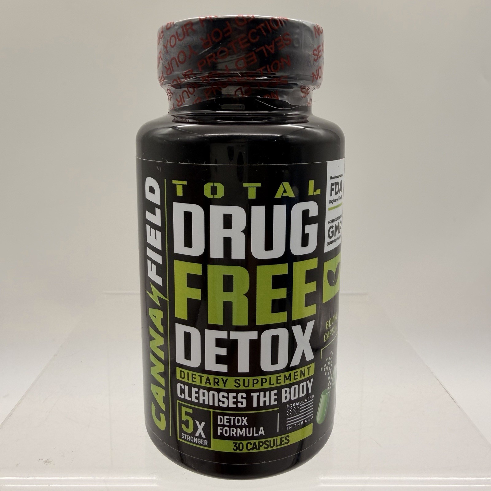 Canna Field Total Drug Free Detox Cleanse – 30 Capsules – Ex: 6/26