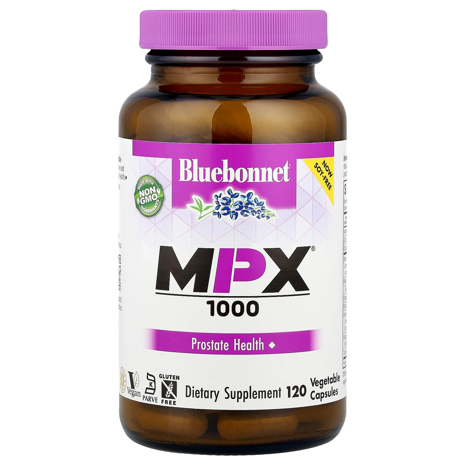2 X Bluebonnet Nutrition, MPX� 1000, 120 Vegetable Capsules