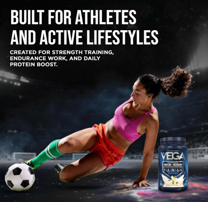 Vega Protein + Recovery, Vanilla, 30g Vegan Protein, 20 Servings