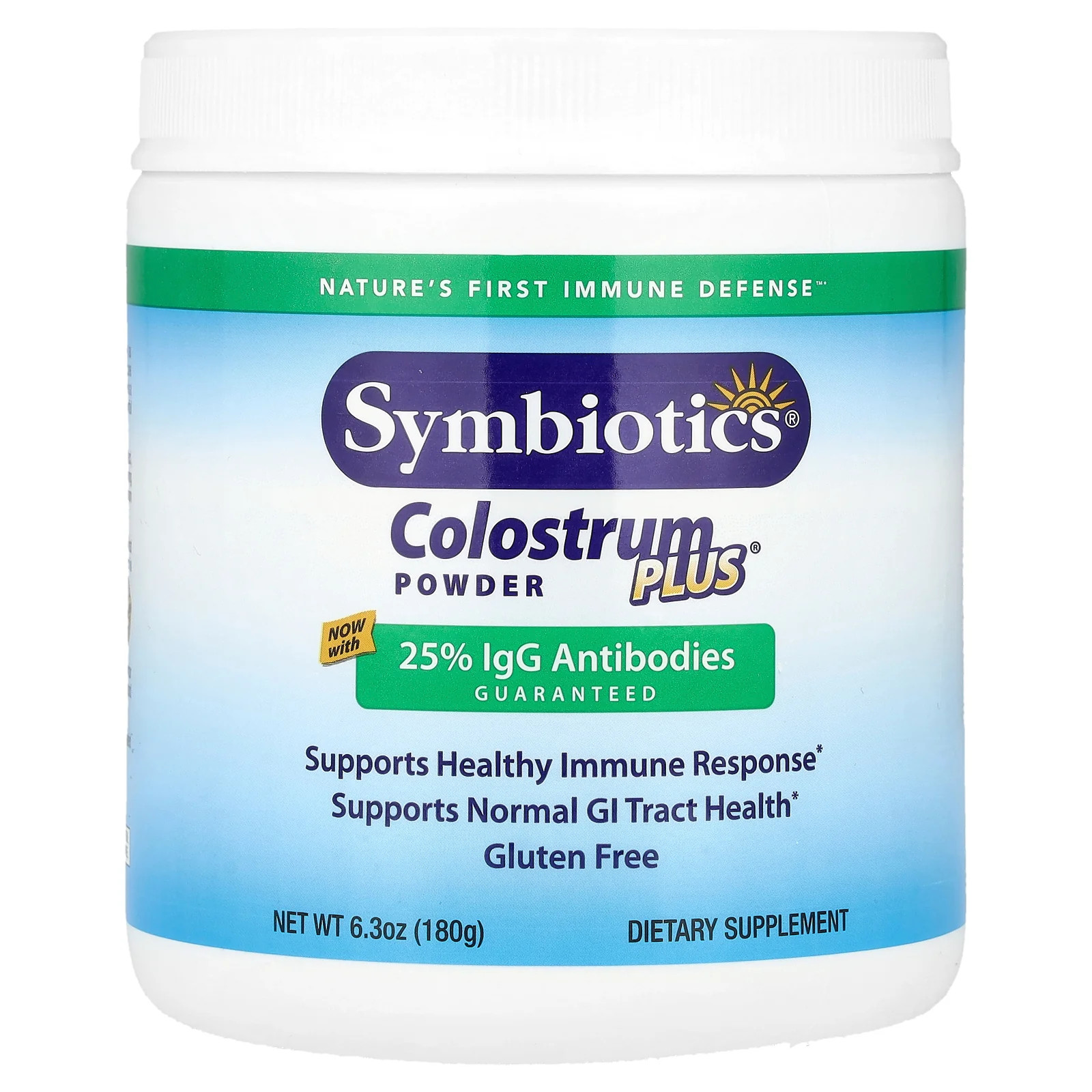 2 X Symbiotics, Colostrum Plus� Powder, 6.3 oz (180 g)