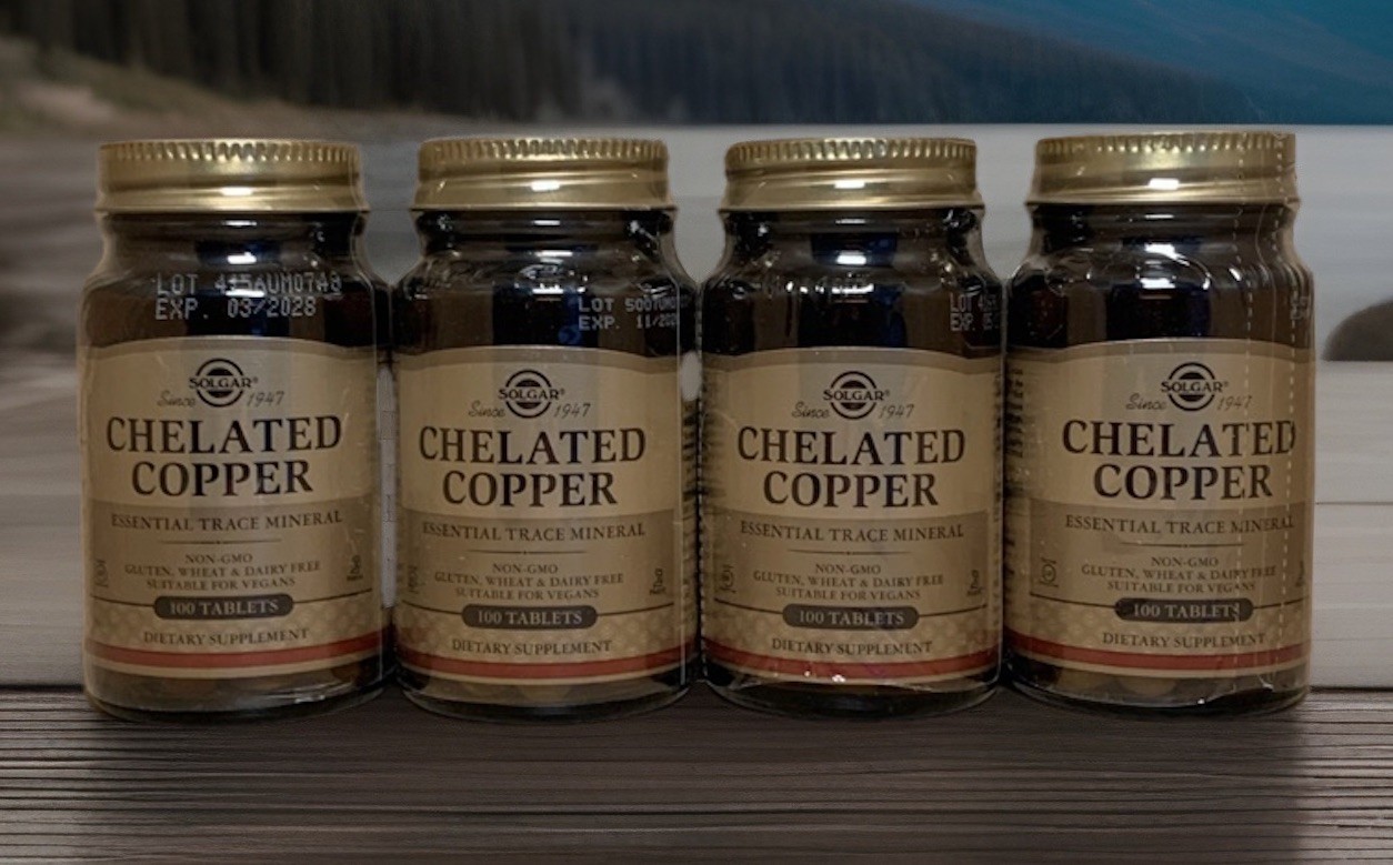 4x Solgar Chelated Copper 100 Tablets Each Exp 3/2028 (4 pack) Brand New!