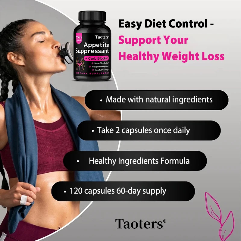 Glucomannan & Chromium Picolinate Capsules Dietary Supplement 30/60/120 Count