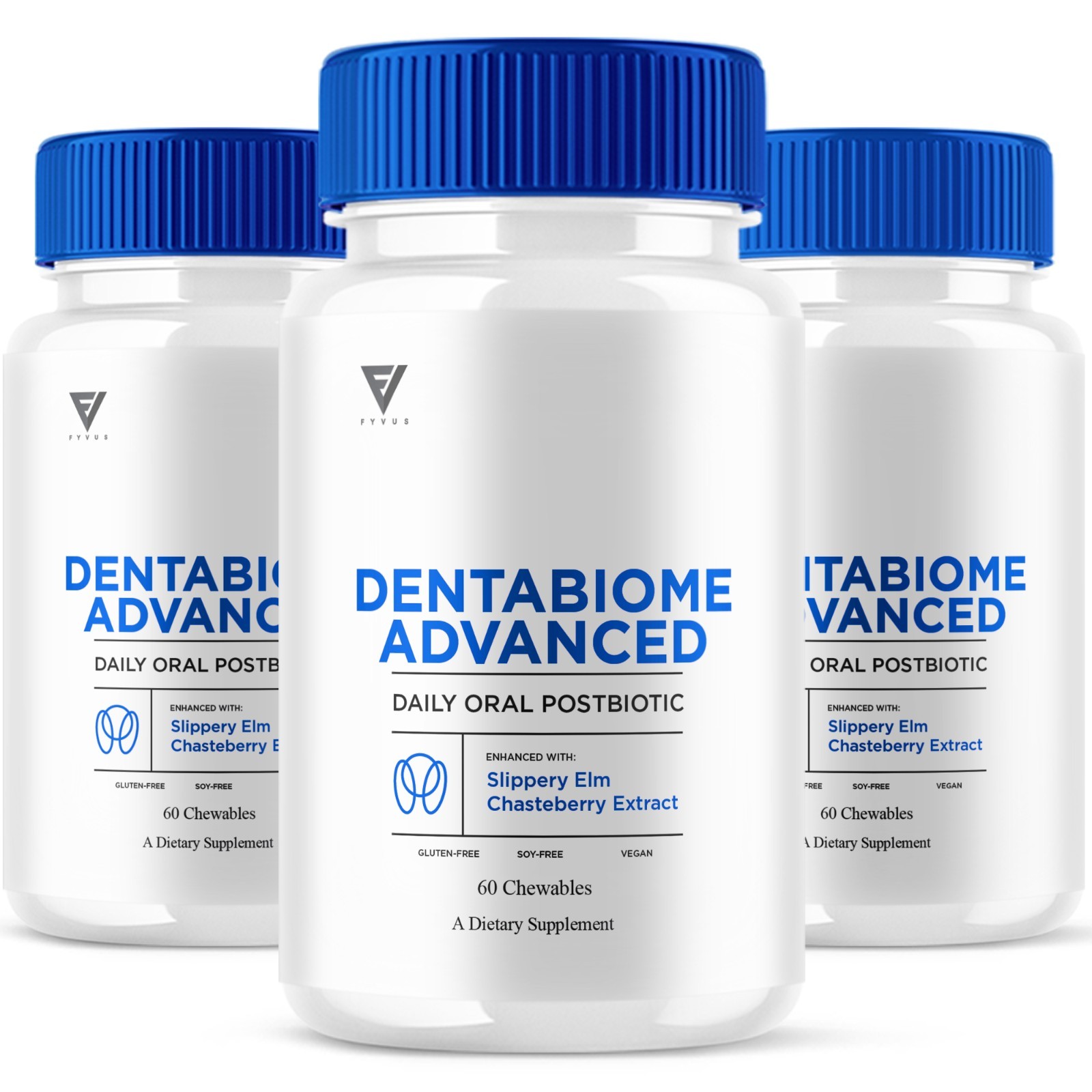 (3 Pack) Dentabiome Advanced, Denta Biome Daily Support Formula (180 Chewables)