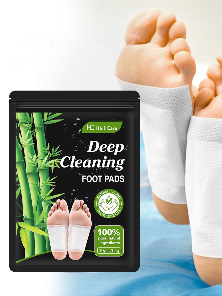 50Pcs Foot Detox Patches Pads Toxins Deep Cleansing Herbal Organic Slimming Pad
