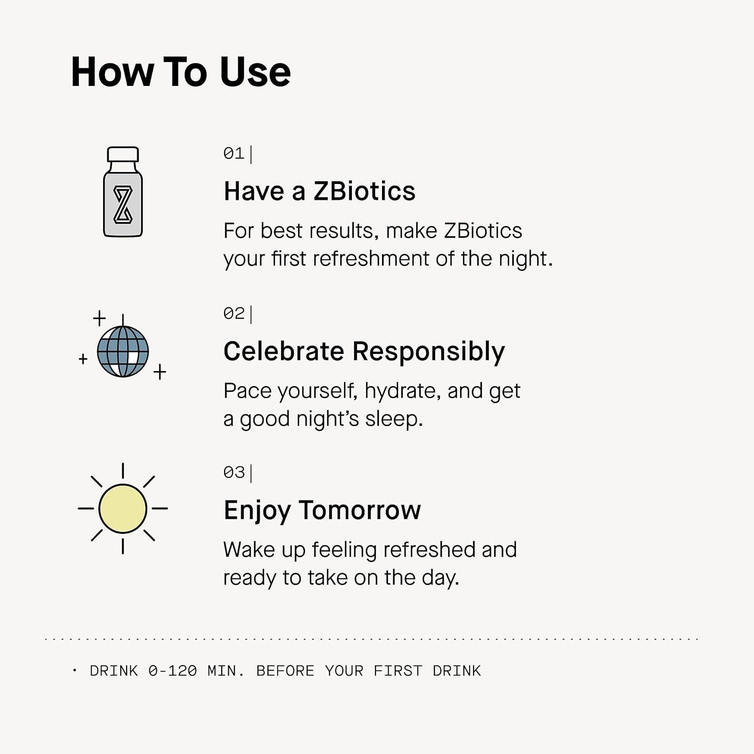 ZBiotics — Feel Better After Drinking Wake Up Refreshed Science-Backed Patent…