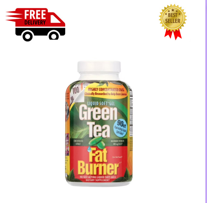 Green Tea Fat Burner Supplement 90 Softgels Weight Loss Antioxidant Support New.